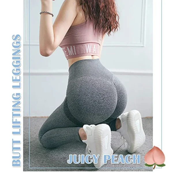 Butt Lifting Seamless Yoga Leggings - Image 14