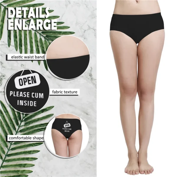 Women’s Funny Print Super Soft Low-Rise Panties - Image 6