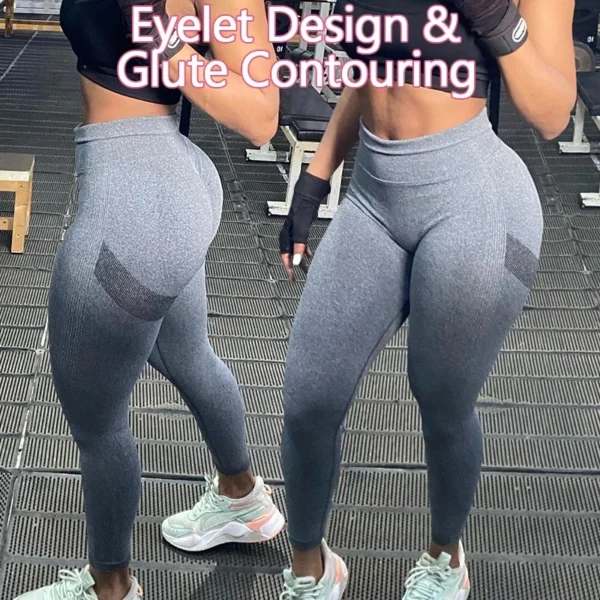 Butt Lifting Seamless Yoga Leggings - Image 3