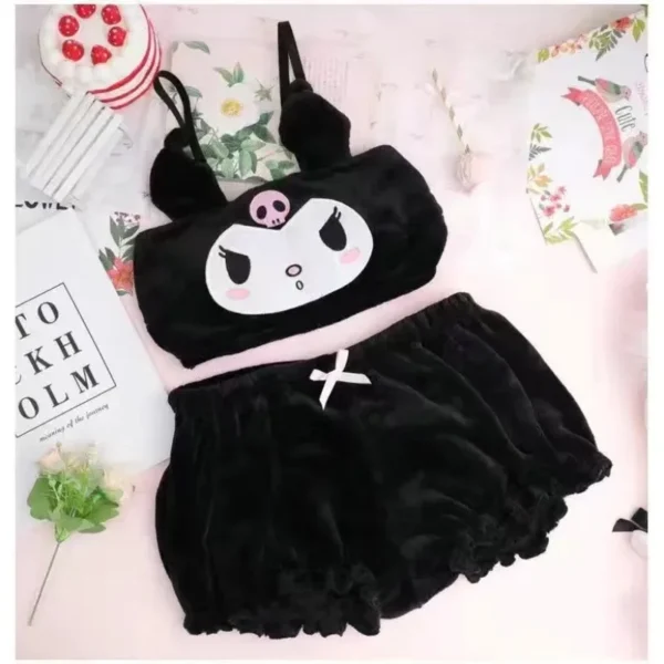 Hello Kitty Kawaii Women's Shorts Lingerie Sexy Pajamas - Image 5