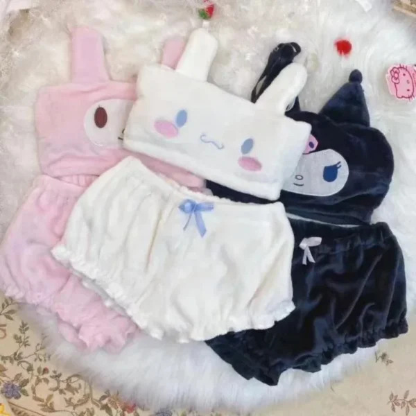 Hello Kitty Kawaii Women's Shorts Lingerie Sexy Pajamas - Image 6